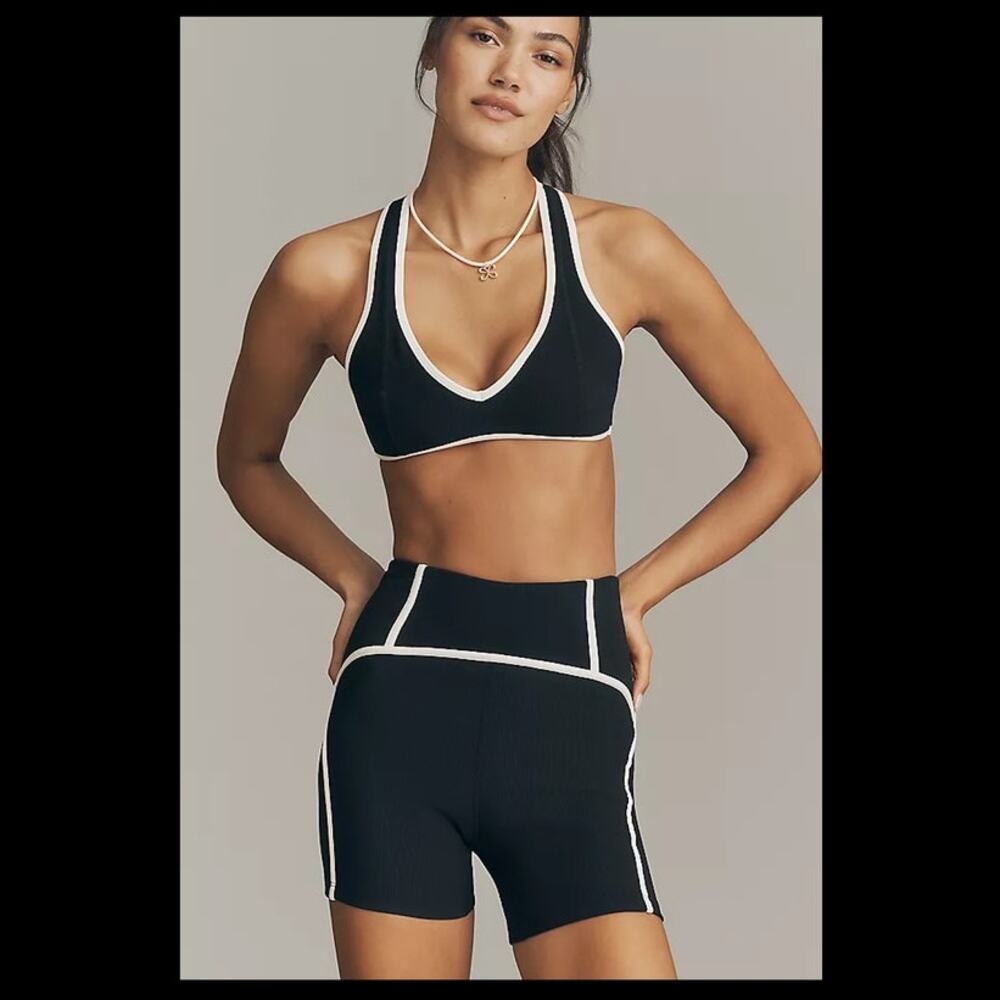 FP Movement You're A Peach Shorty Short in Black Size Medium